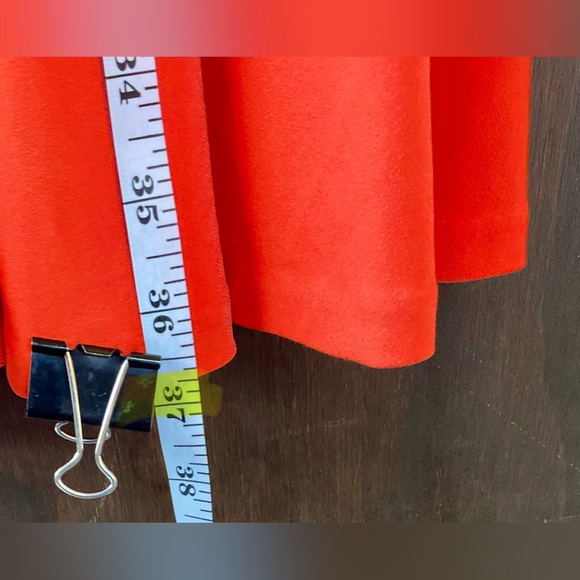 New York & Company Stretch S/L Orange Dinner Dress; NWT; M - Picture 4 of 14